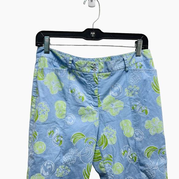 Lilly Pulitzer Vintage Sweet Testas Fruit Cropped Capri Pants - Picture 4 of 6